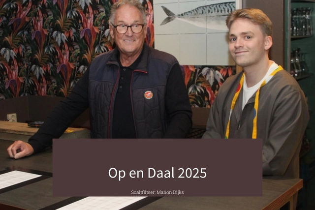 Omslagfoto van het album Op & Daal 2025 – Deel 1